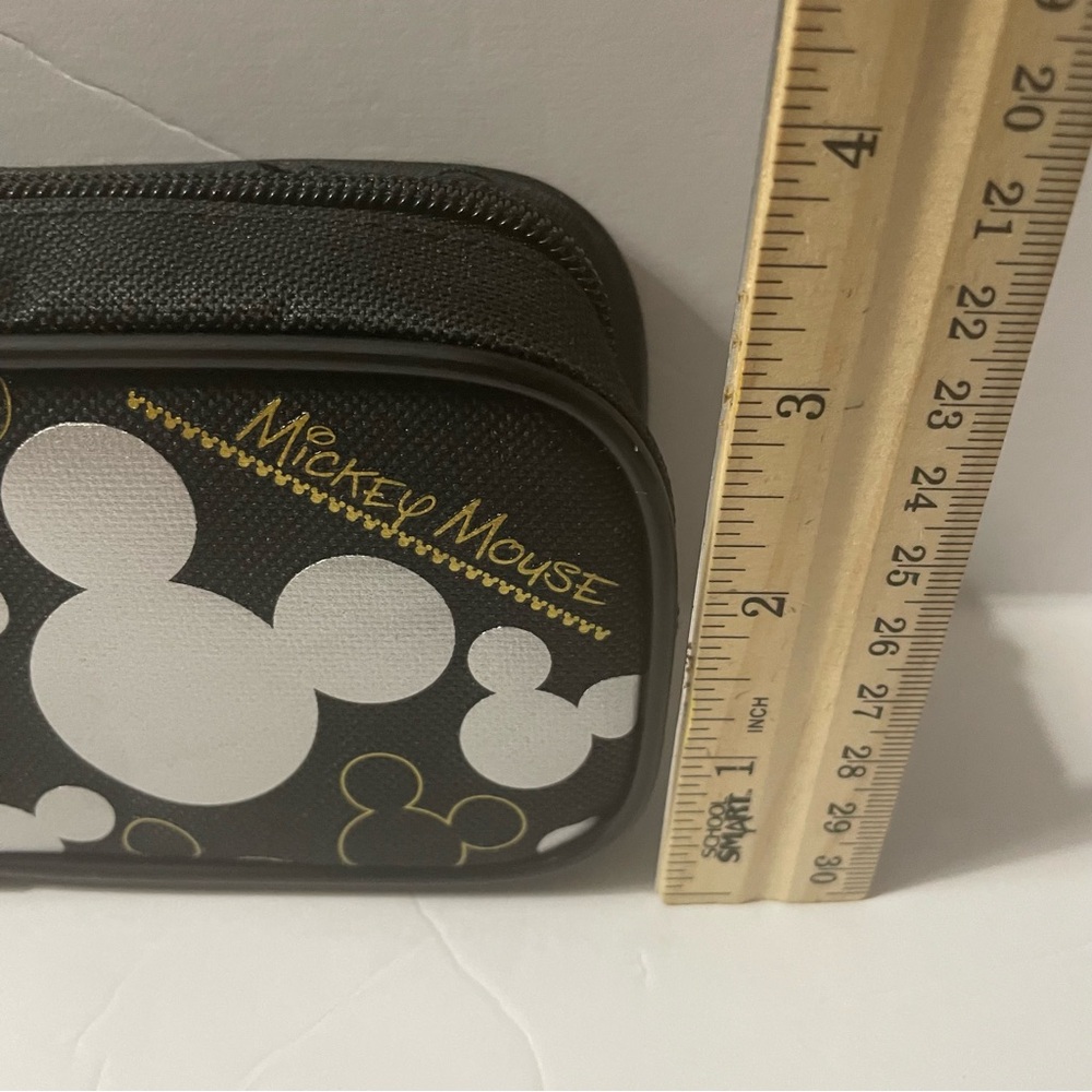 Disney Mickey Mouse Black and Gold Pencil Case/Make-up Case - Picture 5 of 6